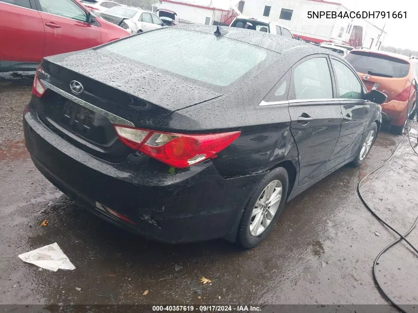 2013 Hyundai Sonata Gls VIN: 5NPEB4AC6DH791661 Lot: 40357619