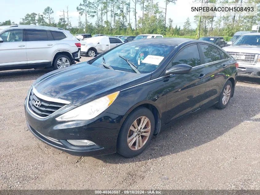 2013 Hyundai Sonata Gls VIN: 5NPEB4AC0DH508493 Lot: 40363587