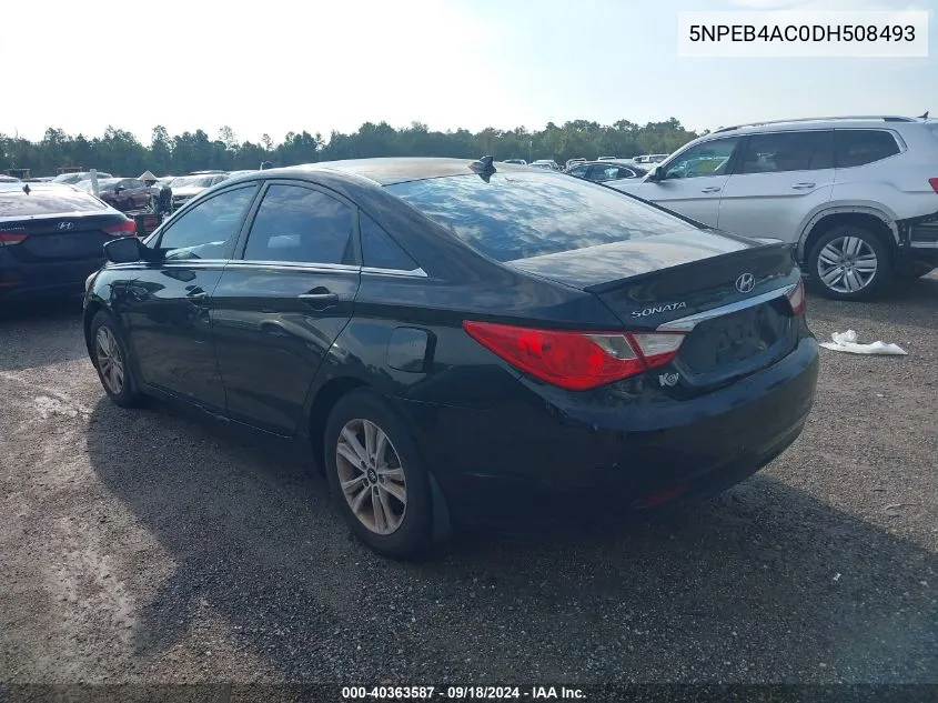 2013 Hyundai Sonata Gls VIN: 5NPEB4AC0DH508493 Lot: 40363587