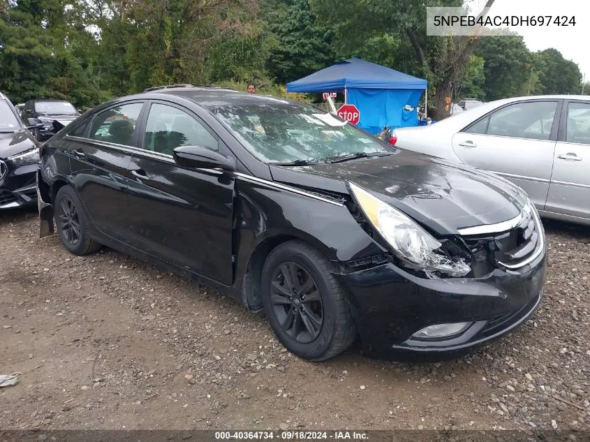 5NPEB4AC4DH697424 2013 Hyundai Sonata Gls