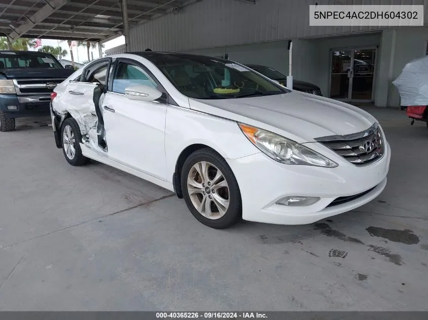 2013 Hyundai Sonata Limited VIN: 5NPEC4AC2DH604302 Lot: 40365226