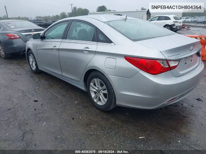 2013 Hyundai Sonata Gls VIN: 5NPEB4AC1DH804364 Lot: 40383078