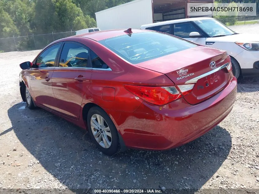 2013 Hyundai Sonata Gls VIN: 5NPEB4AC5DH718698 Lot: 40390466