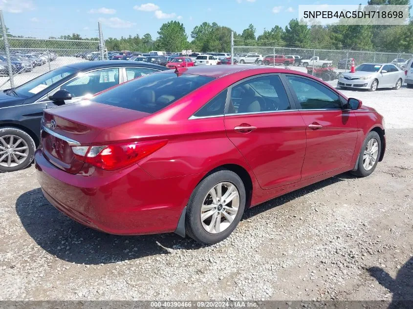 2013 Hyundai Sonata Gls VIN: 5NPEB4AC5DH718698 Lot: 40390466