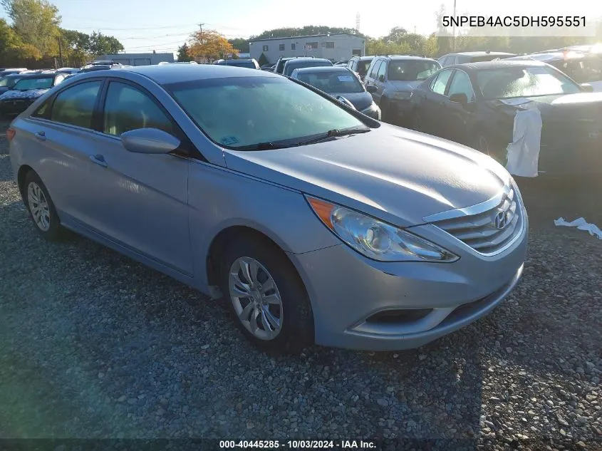 2013 Hyundai Sonata Gls VIN: 5NPEB4AC5DH595551 Lot: 40445285