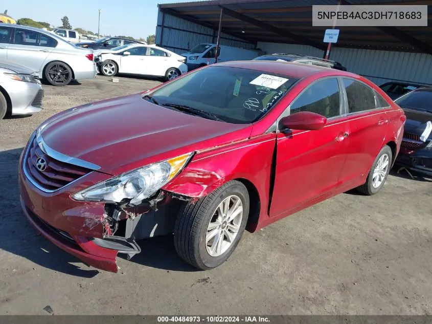 2013 Hyundai Sonata Gls VIN: 5NPEB4AC3DH718683 Lot: 40484973