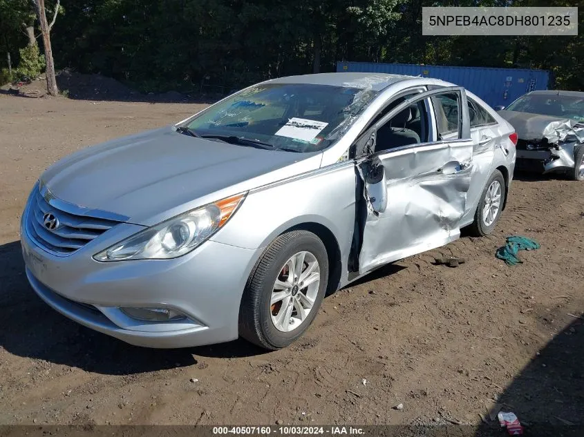 2013 Hyundai Sonata Gls VIN: 5NPEB4AC8DH801235 Lot: 40507160