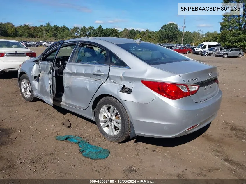 2013 Hyundai Sonata Gls VIN: 5NPEB4AC8DH801235 Lot: 40507160