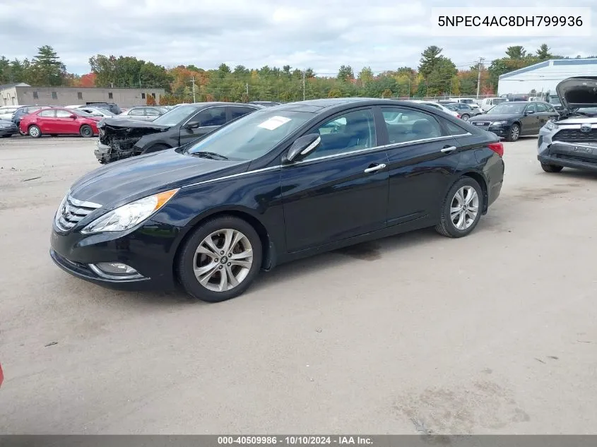 2013 Hyundai Sonata Limited VIN: 5NPEC4AC8DH799936 Lot: 40509986