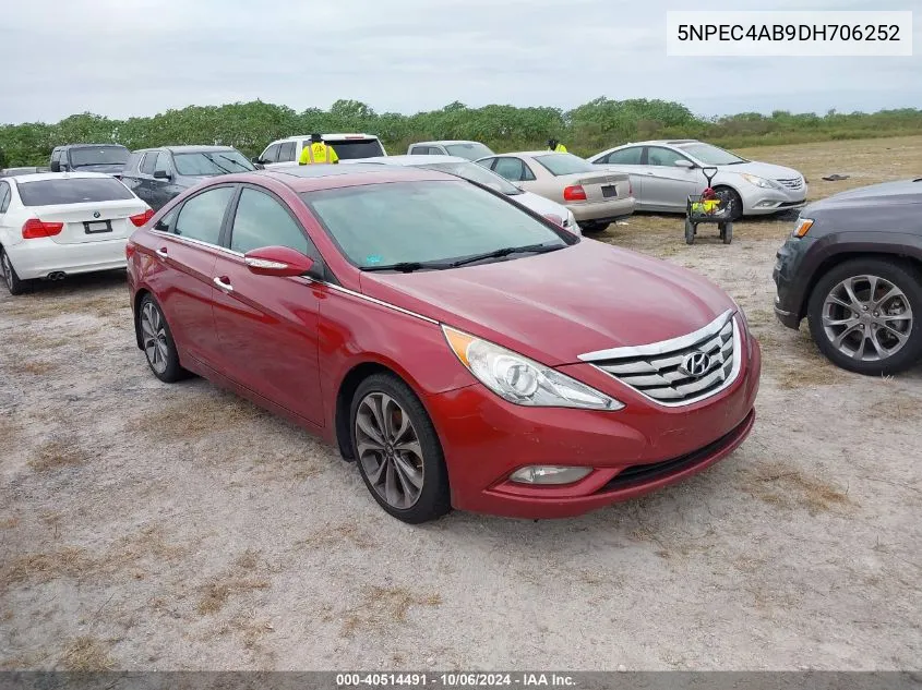 2013 Hyundai Sonata Se/Limited VIN: 5NPEC4AB9DH706252 Lot: 40514491