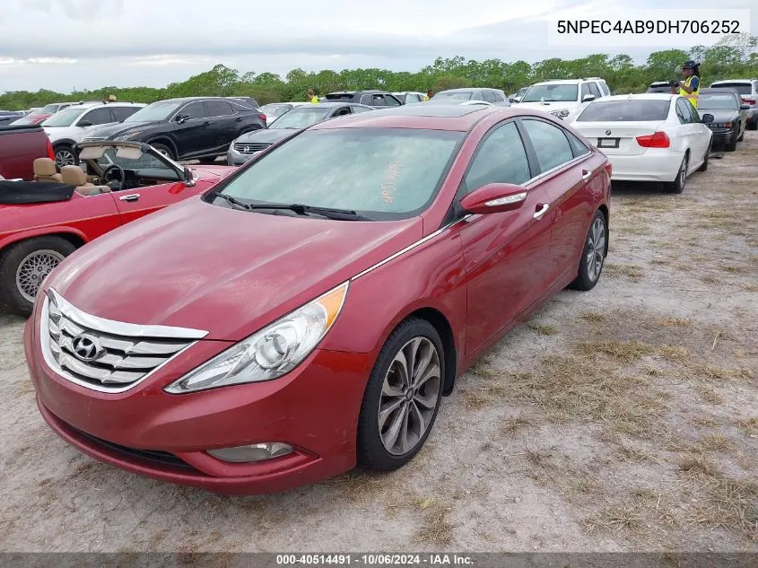 5NPEC4AB9DH706252 2013 Hyundai Sonata Se/Limited