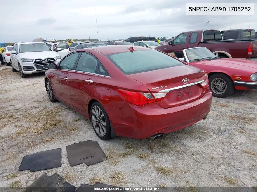 5NPEC4AB9DH706252 2013 Hyundai Sonata Se/Limited