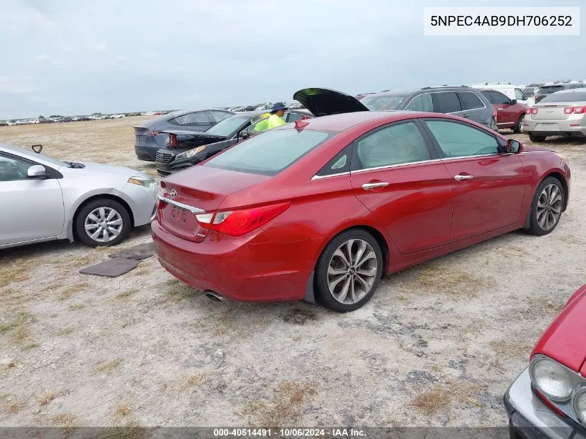 5NPEC4AB9DH706252 2013 Hyundai Sonata Se/Limited