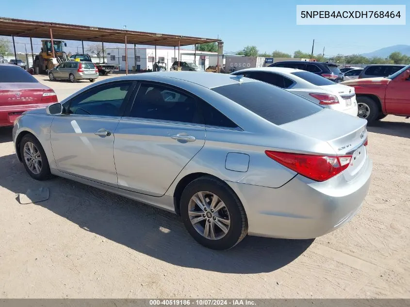 5NPEB4ACXDH768464 2013 Hyundai Sonata Gls