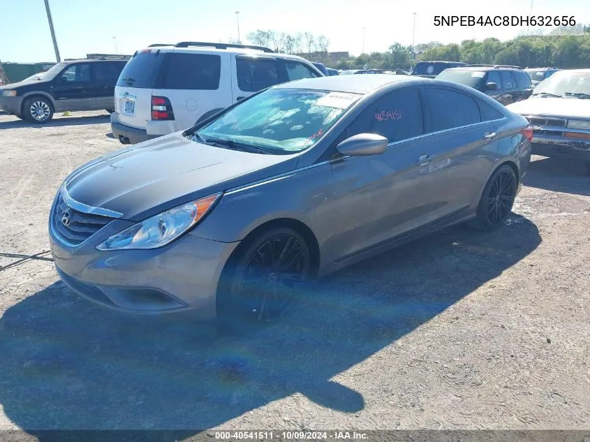 5NPEB4AC8DH632656 2013 Hyundai Sonata Gls