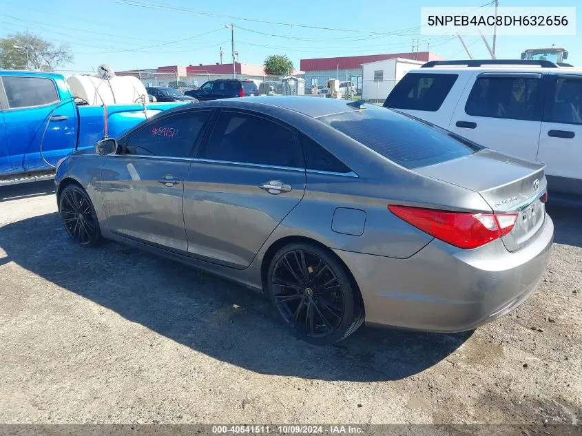 2013 Hyundai Sonata Gls VIN: 5NPEB4AC8DH632656 Lot: 40541511