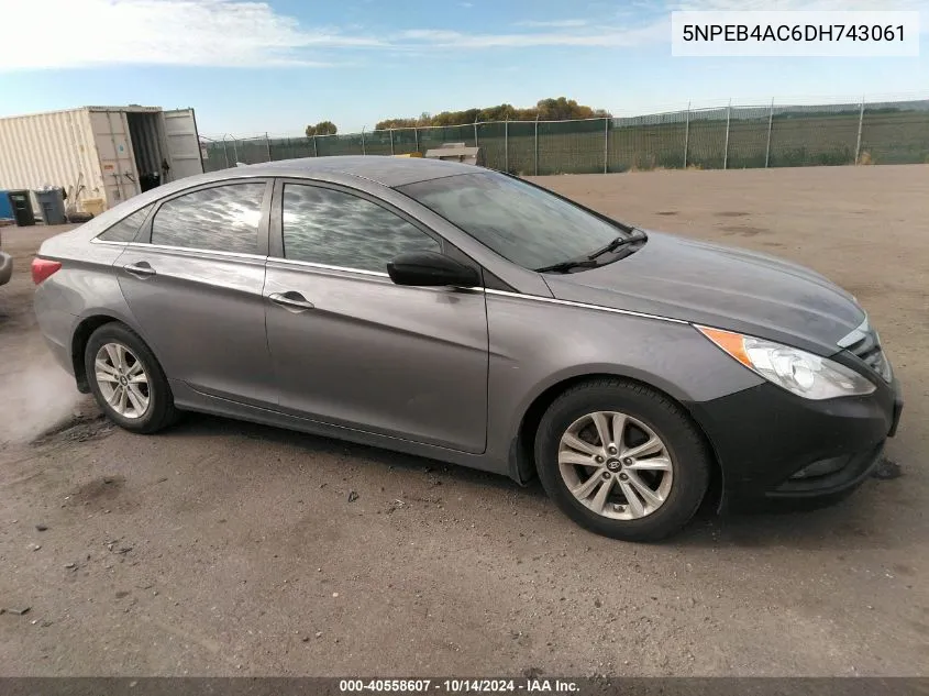 5NPEB4AC6DH743061 2013 Hyundai Sonata Gls