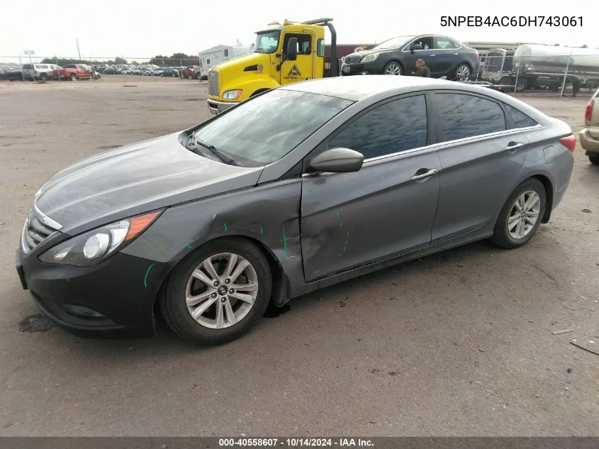 5NPEB4AC6DH743061 2013 Hyundai Sonata Gls