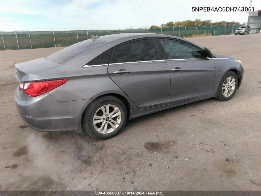 5NPEB4AC6DH743061 2013 Hyundai Sonata Gls