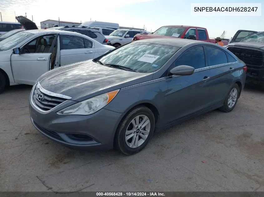 2013 Hyundai Sonata Gls VIN: 5NPEB4AC4DH628247 Lot: 40568428