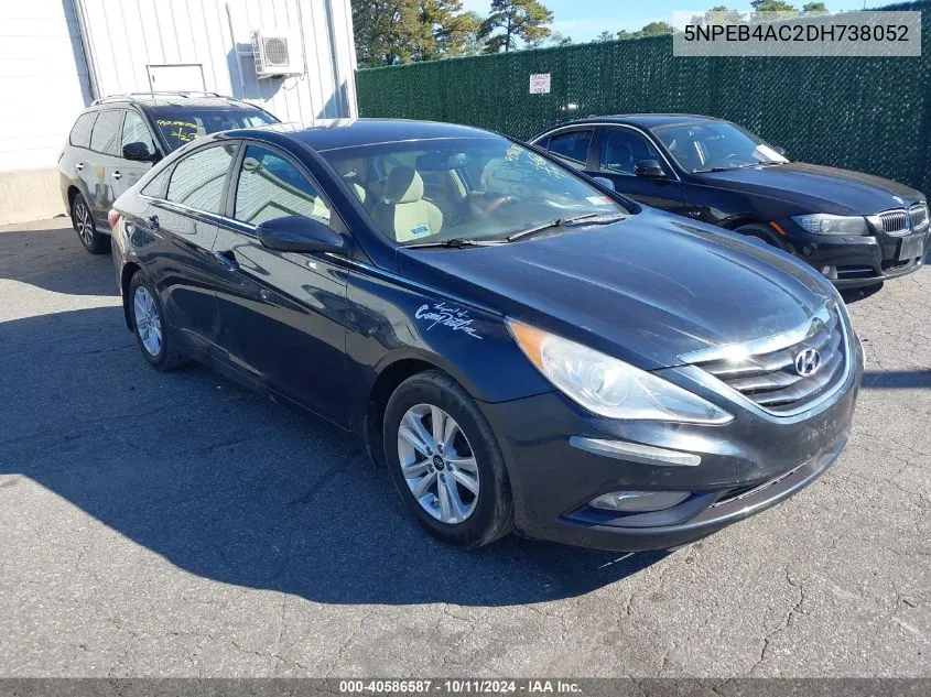 2013 Hyundai Sonata Gls VIN: 5NPEB4AC2DH738052 Lot: 40586587