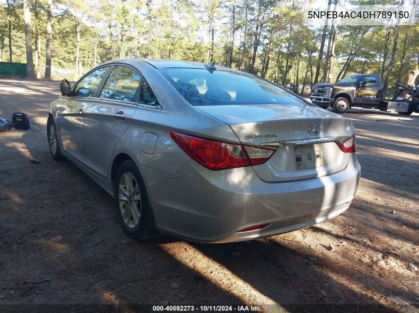 2013 Hyundai Sonata Gls VIN: 5NPEB4AC4DH789150 Lot: 40592273