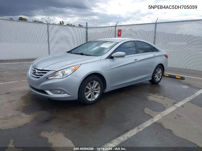 5NPEB4AC5DH705059 2013 Hyundai Sonata Gls