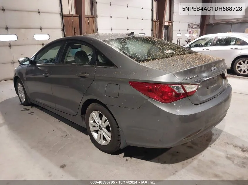 2013 Hyundai Sonata Gls VIN: 5NPEB4AC1DH688728 Lot: 40596795