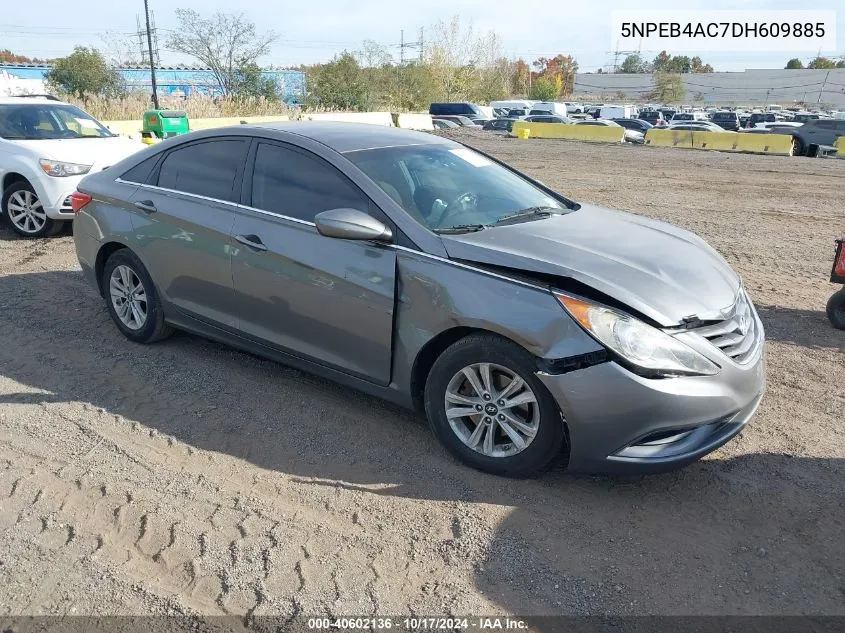 2013 Hyundai Sonata Gls VIN: 5NPEB4AC7DH609885 Lot: 40602136