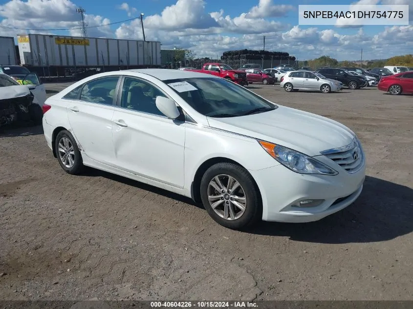 2013 Hyundai Sonata Gls VIN: 5NPEB4AC1DH754775 Lot: 40604226