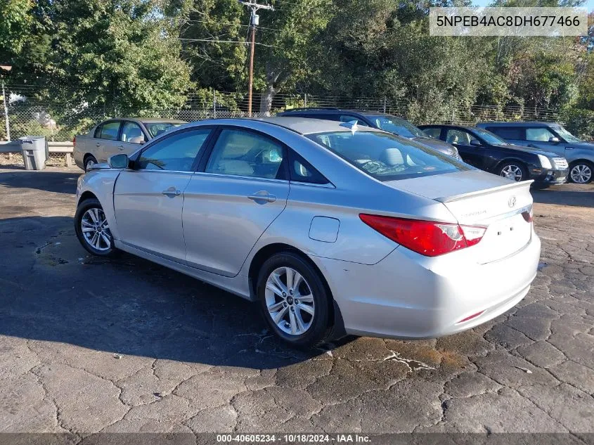 2013 Hyundai Sonata Gls VIN: 5NPEB4AC8DH677466 Lot: 40605234