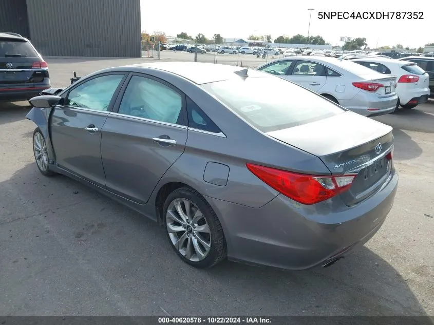 2013 Hyundai Sonata Se VIN: 5NPEC4ACXDH787352 Lot: 40620578