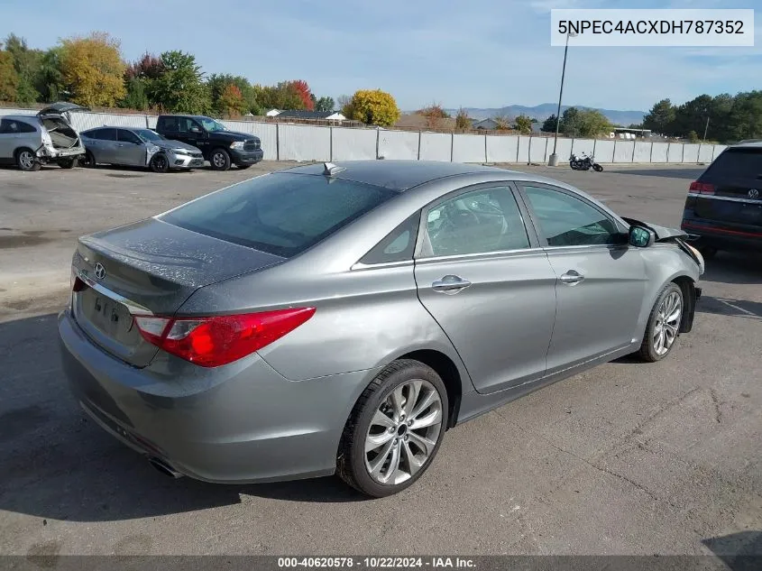 2013 Hyundai Sonata Se VIN: 5NPEC4ACXDH787352 Lot: 40620578