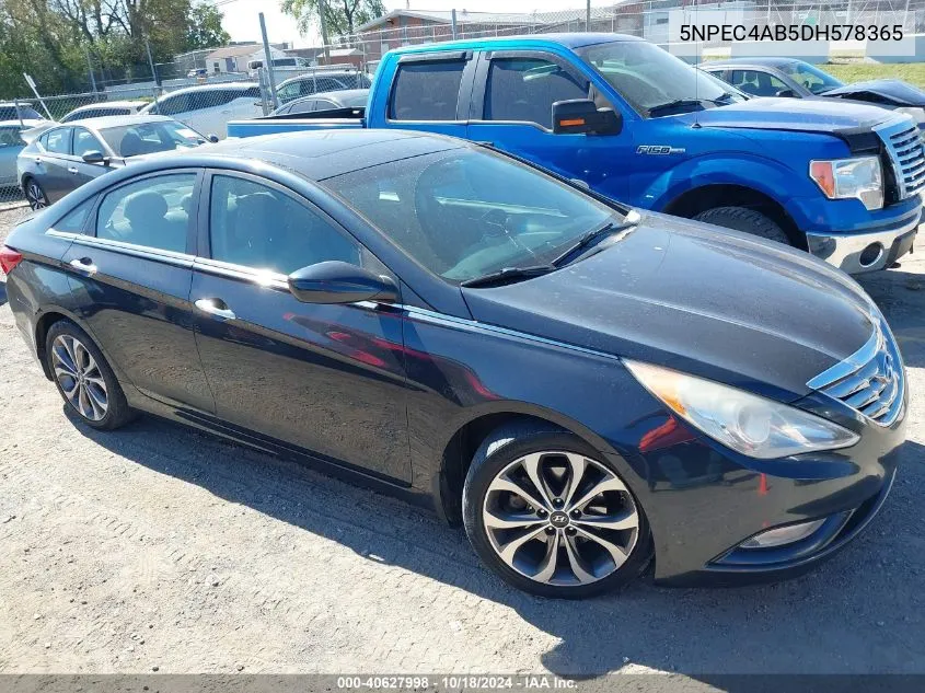 2013 Hyundai Sonata Se 2.0T VIN: 5NPEC4AB5DH578365 Lot: 40627998