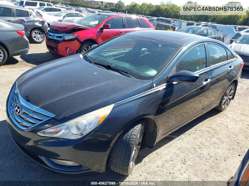 2013 Hyundai Sonata Se 2.0T VIN: 5NPEC4AB5DH578365 Lot: 40627998