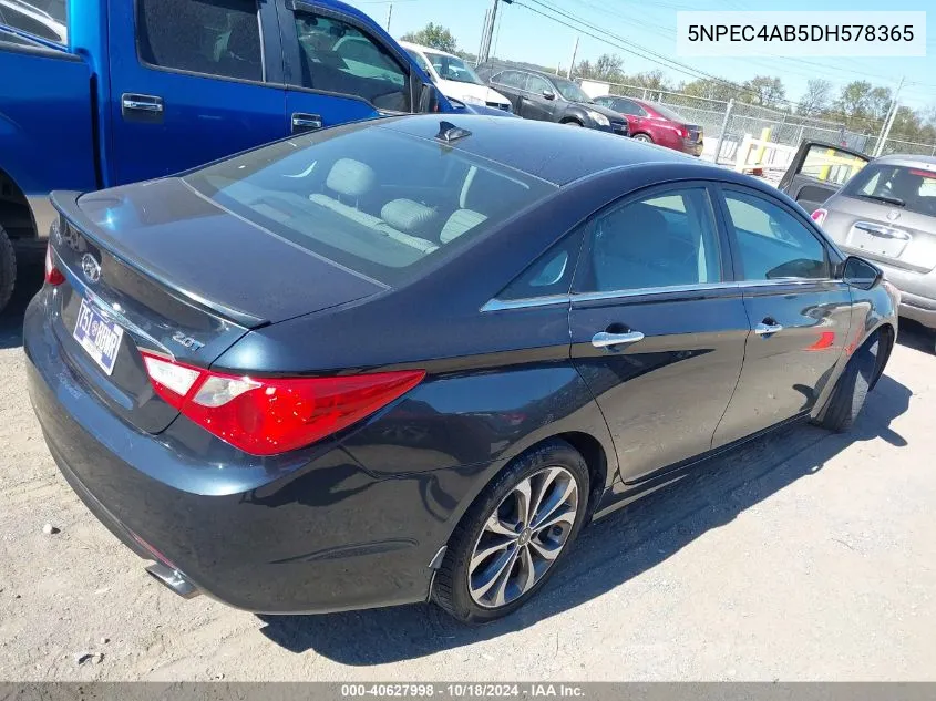 2013 Hyundai Sonata Se 2.0T VIN: 5NPEC4AB5DH578365 Lot: 40627998