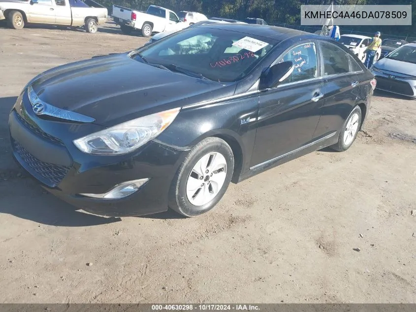 KMHEC4A46DA078509 2013 Hyundai Sonata Hybrid