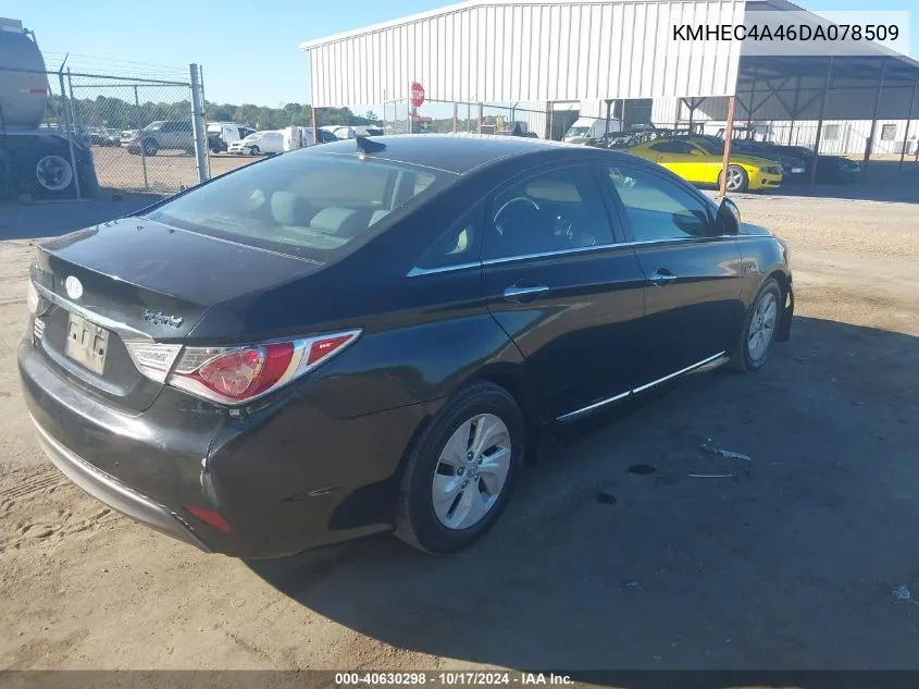 KMHEC4A46DA078509 2013 Hyundai Sonata Hybrid