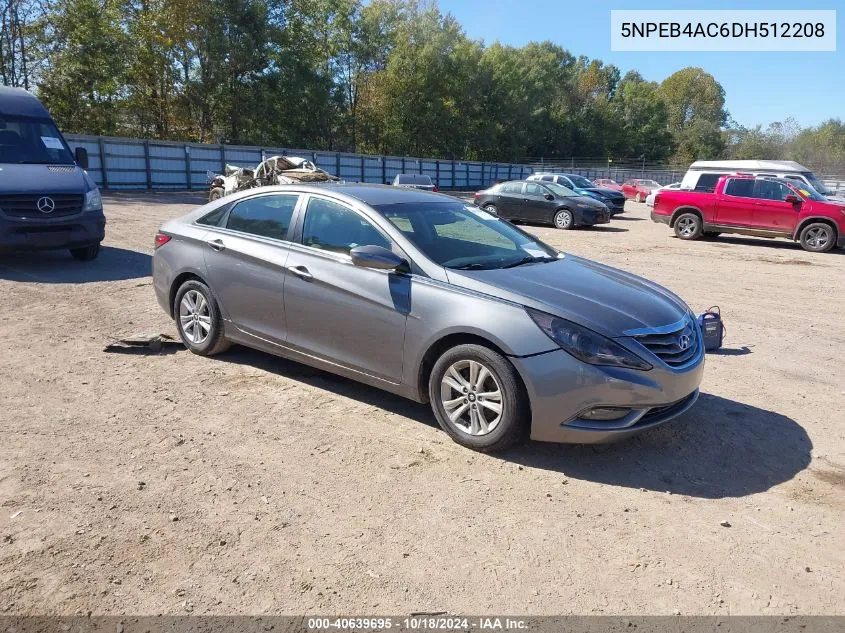 2013 Hyundai Sonata Gls VIN: 5NPEB4AC6DH512208 Lot: 40639695