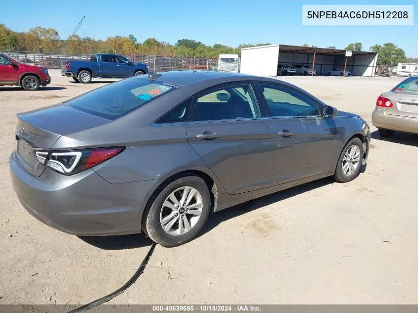 5NPEB4AC6DH512208 2013 Hyundai Sonata Gls