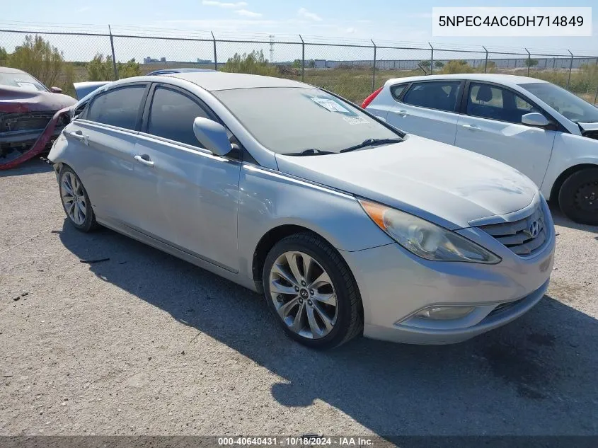 2013 Hyundai Sonata Se VIN: 5NPEC4AC6DH714849 Lot: 40640431