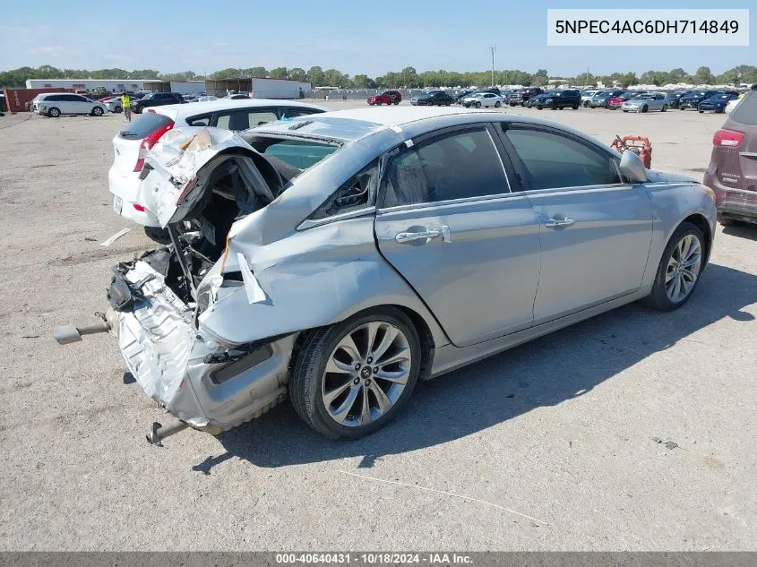 2013 Hyundai Sonata Se VIN: 5NPEC4AC6DH714849 Lot: 40640431