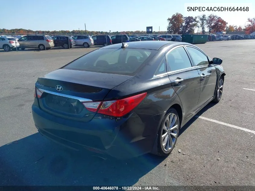 2013 Hyundai Sonata Se VIN: 5NPEC4AC6DH664468 Lot: 40646078