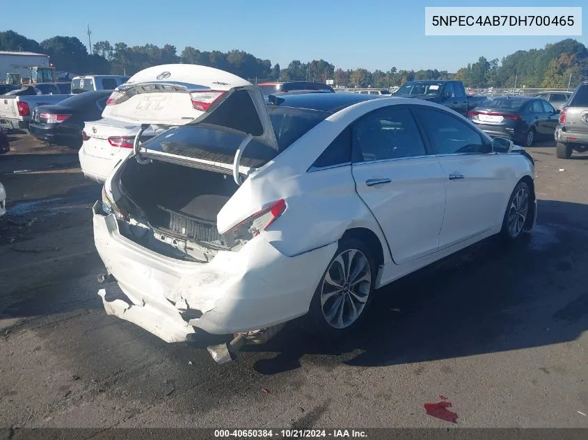 2013 Hyundai Sonata Limited 2.0T VIN: 5NPEC4AB7DH700465 Lot: 40650384