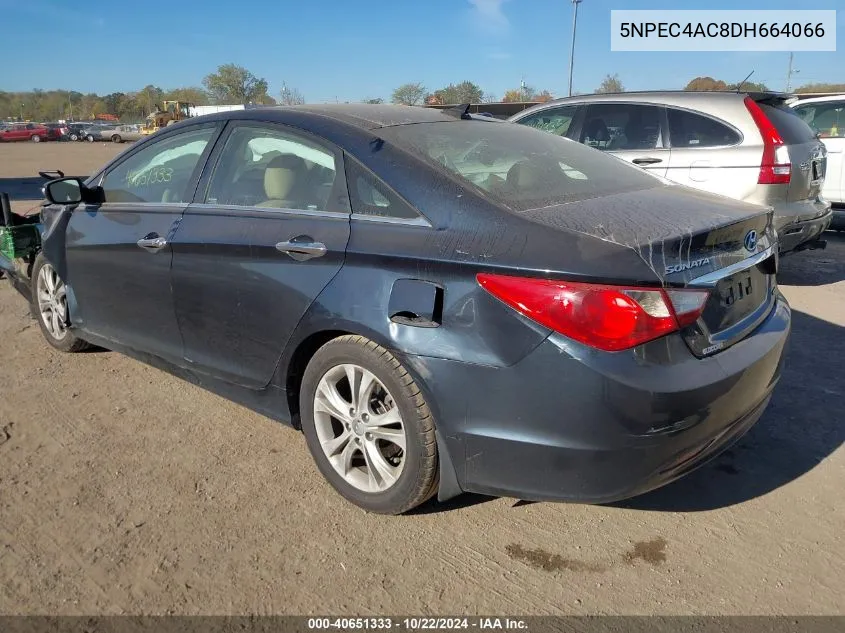 5NPEC4AC8DH664066 2013 Hyundai Sonata Limited