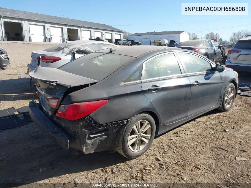 2013 Hyundai Sonata Gls VIN: 5NPEB4AC0DH686808 Lot: 40654112