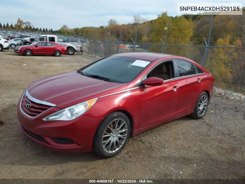 2013 Hyundai Sonata Gls VIN: 5NPEB4ACXDH529125 Lot: 40658157