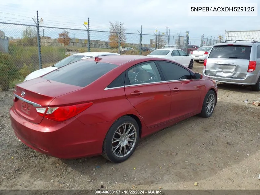 5NPEB4ACXDH529125 2013 Hyundai Sonata Gls