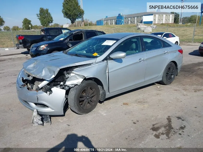 2013 Hyundai Sonata Gls VIN: 5NPEB4AC6DH675666 Lot: 40659775