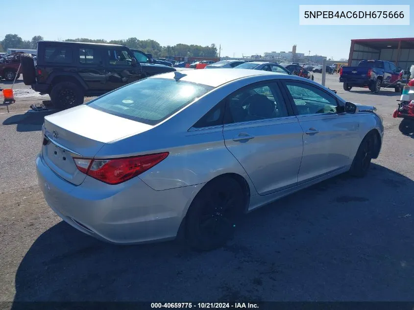 2013 Hyundai Sonata Gls VIN: 5NPEB4AC6DH675666 Lot: 40659775